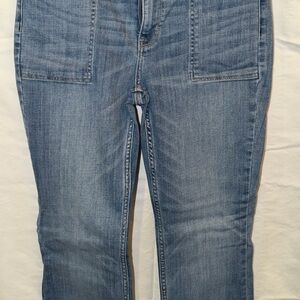 White House Black Market Light Blue Straight Leg Jeans